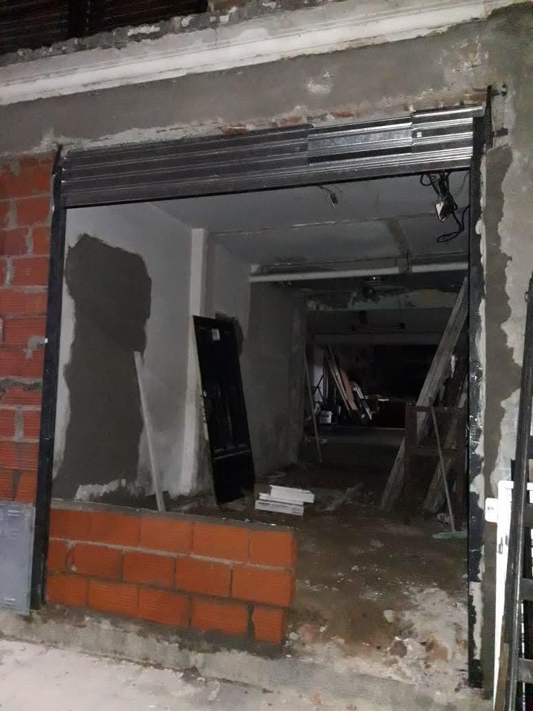 Cortina metálica — proyecto realizado 2