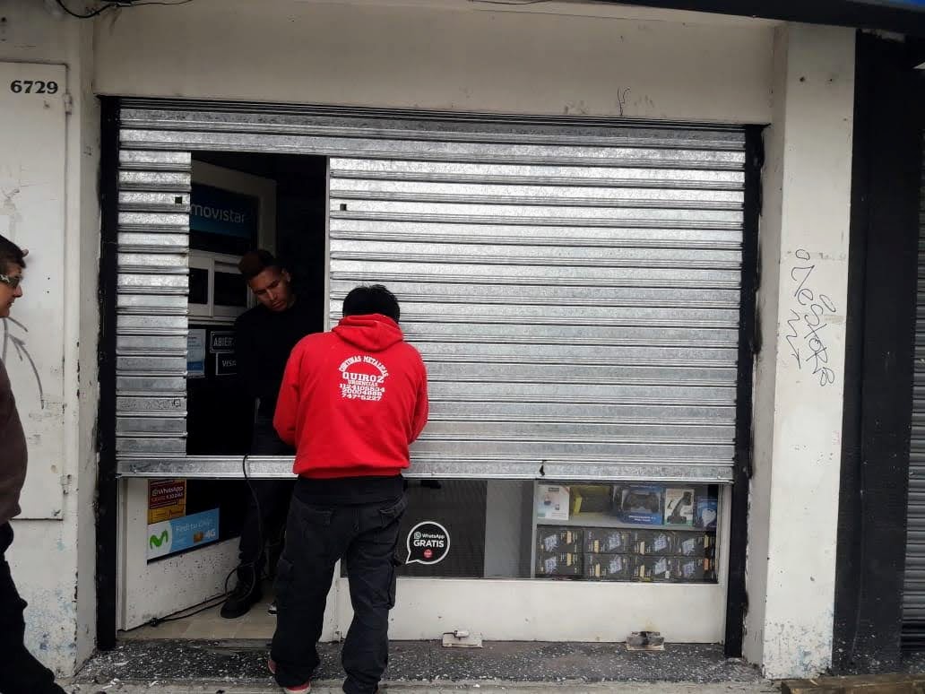 Cortina metálica — proyecto realizado 6
