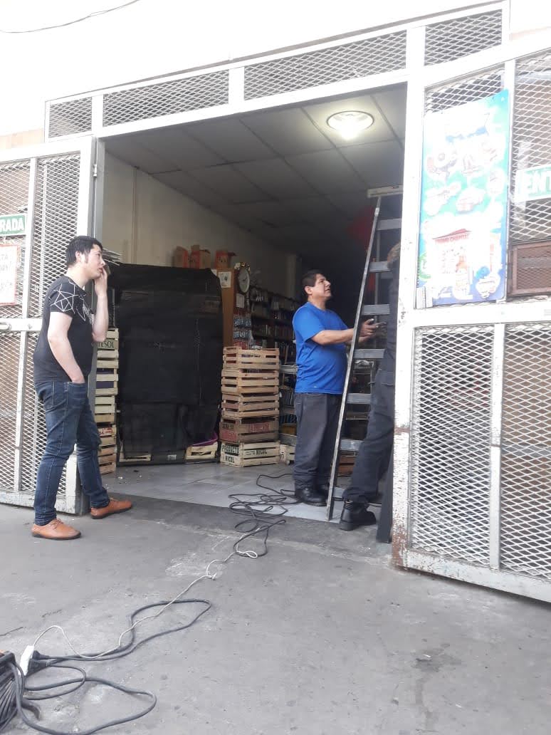 Cortina metálica — proyecto realizado 8