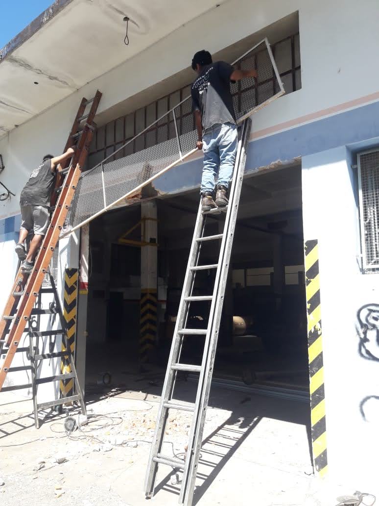 Cortina metálica — proyecto realizado 11